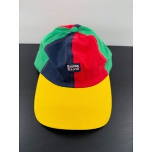 Vintage Rowing Blazers Colorblock Strapback Hat Preppy Dad Cap‎